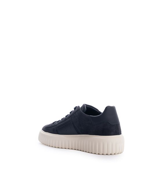 Sneakers H-Stripes in suede Blu HOGAN | HXM6450FO7T UHOU801